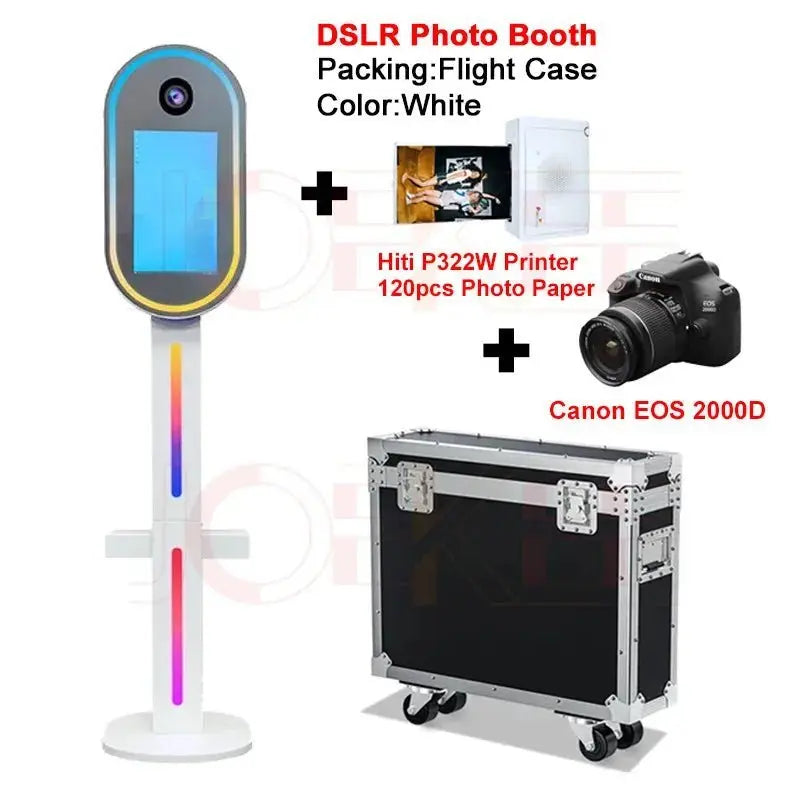 Mirror Photo Booth 15.6 inch LCD Touch Screen Selfie Machine Shell Portable DSLR Camera Photo Booth For Partys Events Weddings