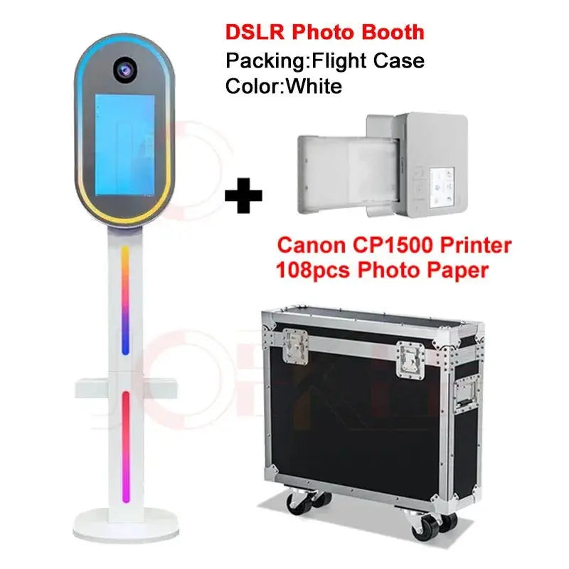 Mirror Photo Booth 15.6 inch LCD Touch Screen Selfie Machine Shell Portable DSLR Camera Photo Booth For Partys Events Weddings